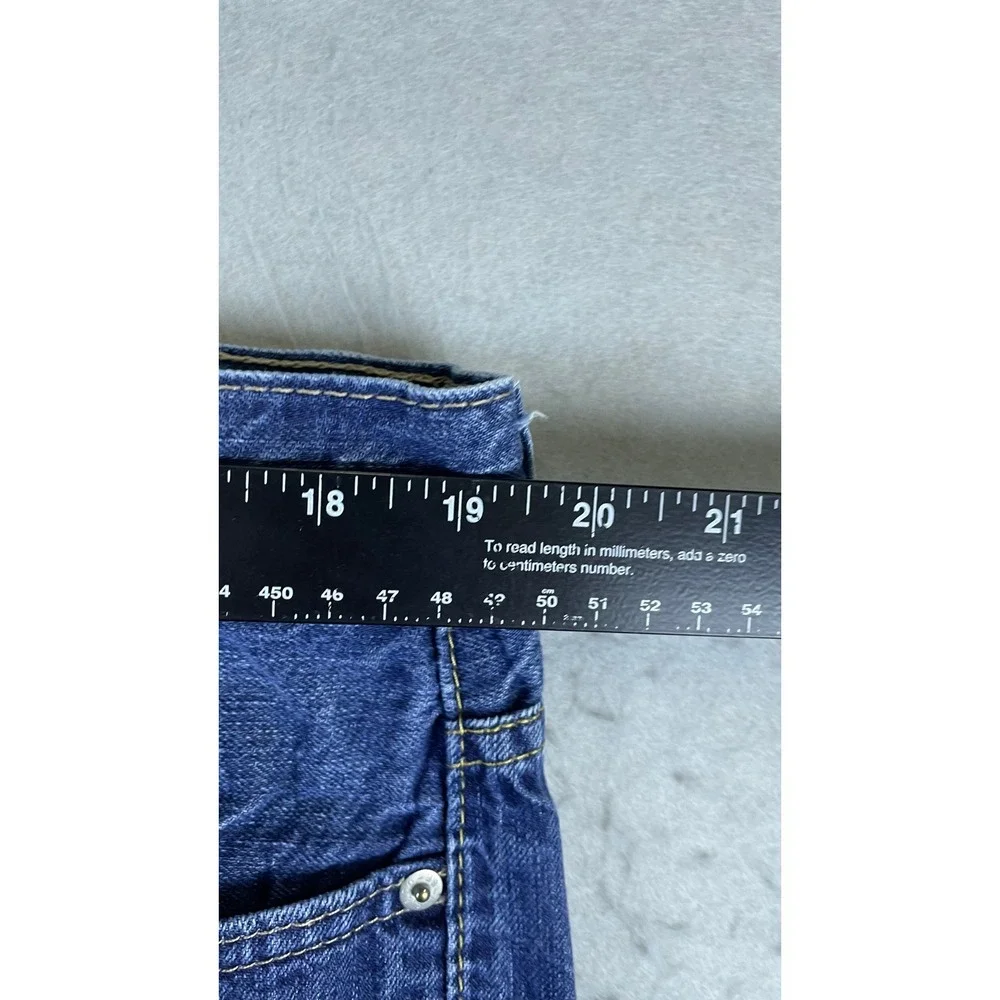 Levi's 569 Jeans Mens 36x32 Blue Excellent Loose Straight Leg Denim